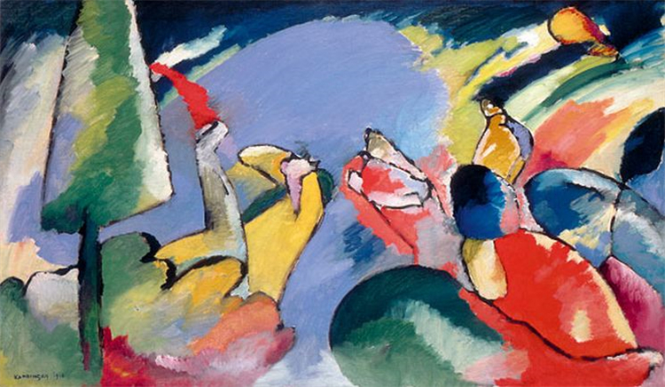 Improvisation 14 1910 Wassily Kandinsky Abstract Oil Painting